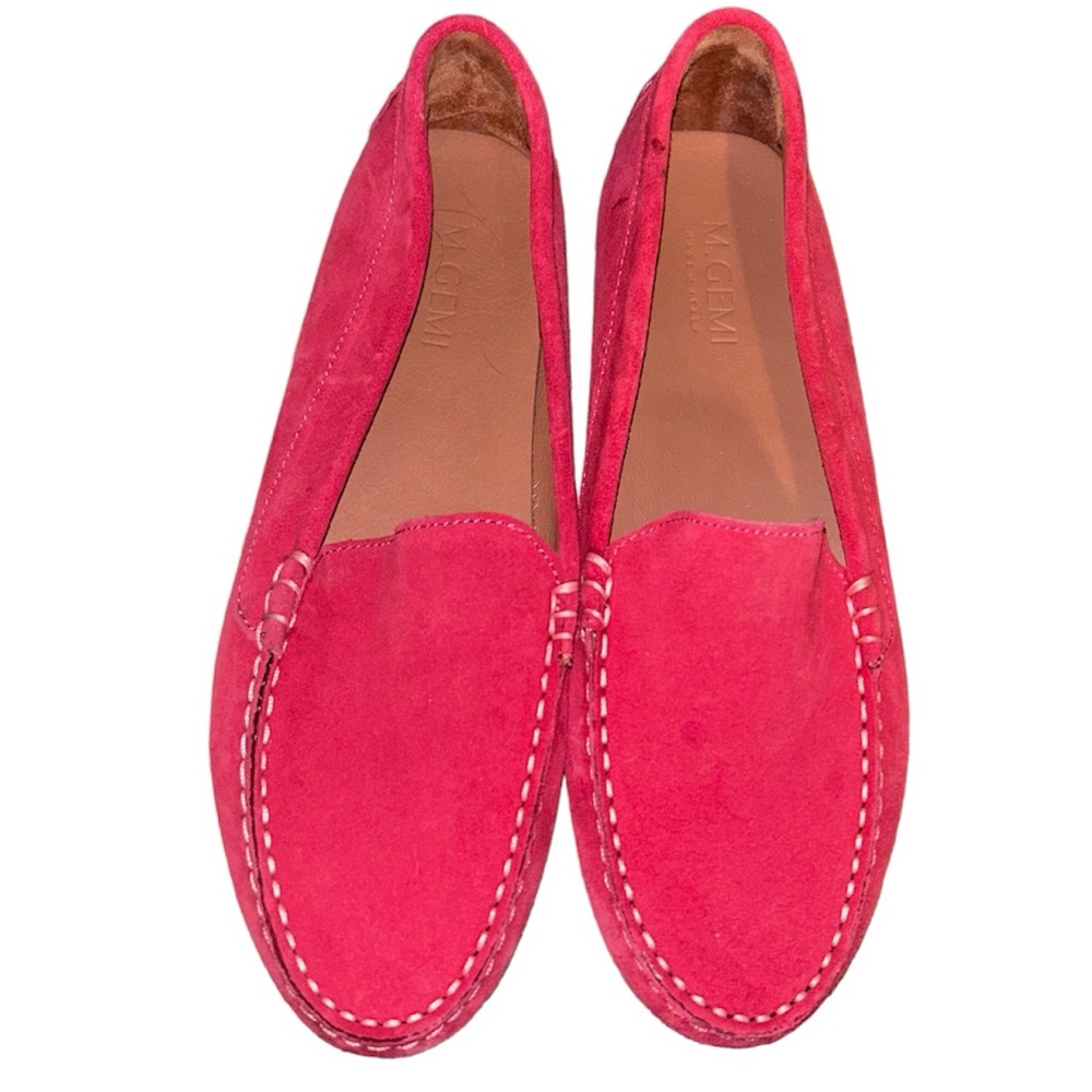 M. Gemi pink suede loafers/Size 39.5